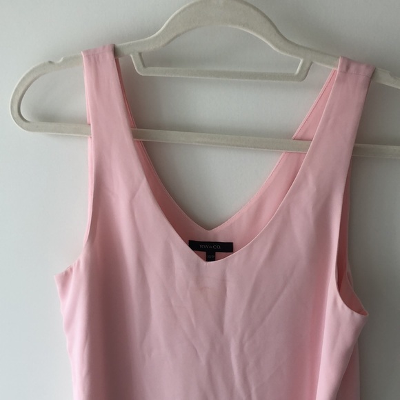 RW&CO tank top blouse in baby pink/light pink. Size XS. - Picture 2 of 3